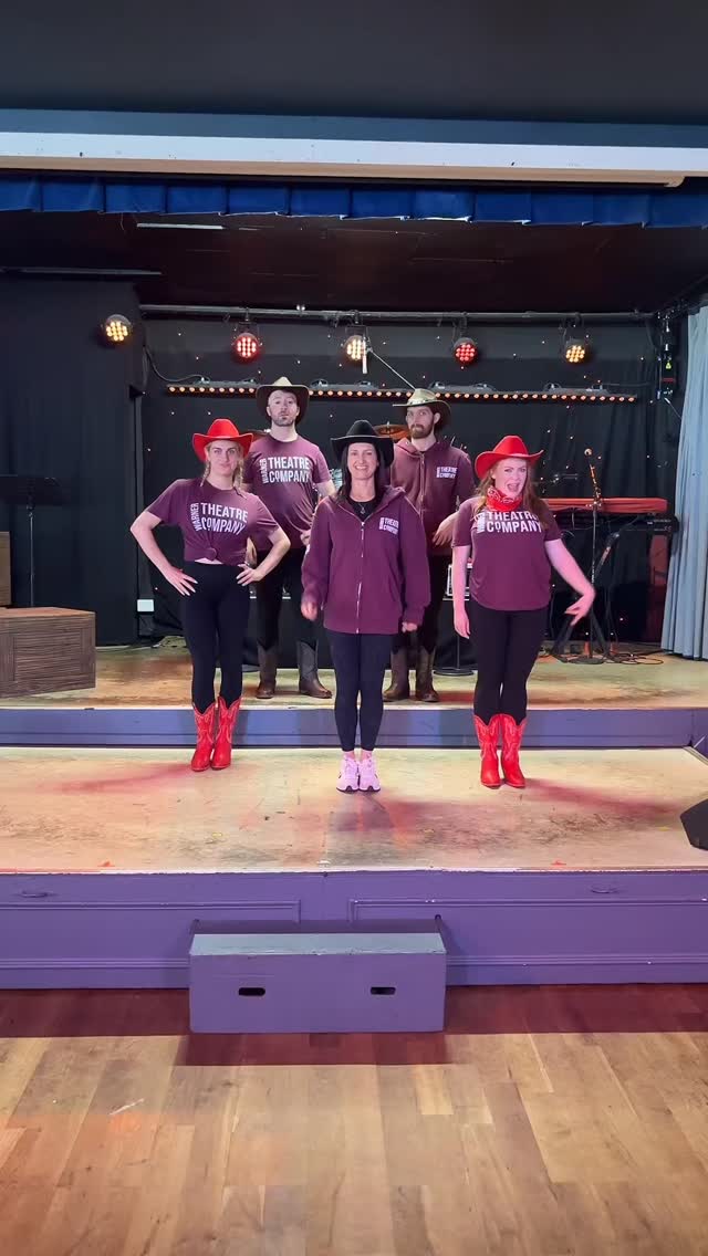 We are having a blast in rehearsals for our new Warner Theatre Company show - Route 66! 
Premieres coming soon ✨🙌🤠
Can we get a Yeehaw!!!
.
.
.
.
#bluefishents #route66 #countryshow #warnertheatrecompany #newshow